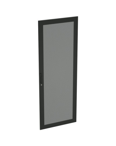 Дверь перфорированная одностворчатая для IT-CQE 2000 x 800 RAL9005 DKC R5ITCPRMM2080B в Стерлитамаке Аксессуары для стоек и шкафов Pintop.ru