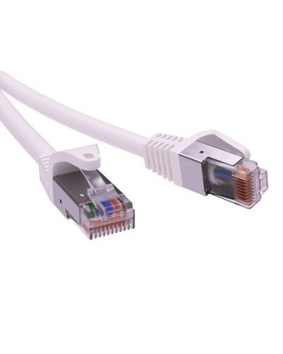 Патч-корд экранированный CAT5E F/UTP 4х2, LSZH, белый, 7м DKC RN5EFU4570WH в Стерлитамаке Патчкорды (медные) Pintop.ru