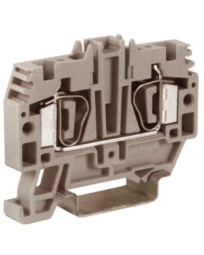 Зажим 4 кв.мм серый DKC ZHM250GR в Стерлитамаке Держатели, клипсы, скобы Pintop.ru