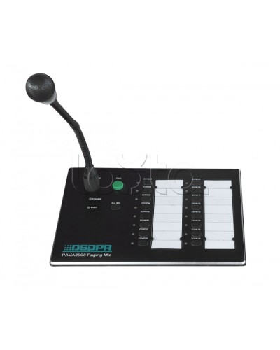 Консоль микрофонная DSPPA PAVA-8008 в Стерлитамаке Система оповещения и трансляции Dsppa Pintop.ru