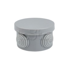 Коробка распред. КМР-040-038 с крышкой наружная (65х40) 4 мемб. ввода IP54 EKF (plc-kmr-040-038-r)