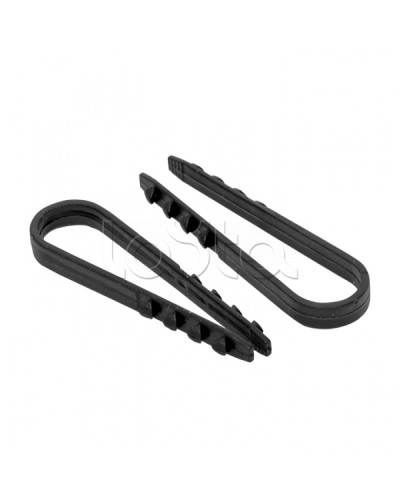 Дюбель-хомут для круглого кабеля (5-10мм) черный (100шт.) EKF PROxima (plc-ncc-5x10b) в Стерлитамаке Крепеж: Дюбели, шурупы, саморезы Pintop.ru