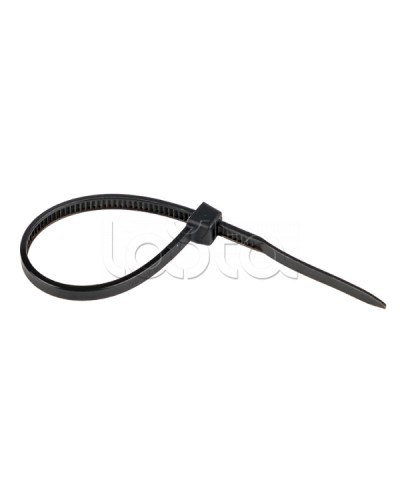 Хомут нейлоновый черный (2,5х100) (100шт.) EKF Basic (plc-cb-2.5x100) в Стерлитамаке Стяжки-хомуты Pintop.ru