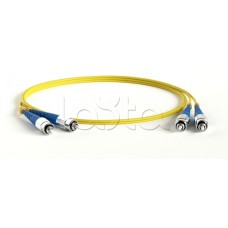 Патч-корд волоконно-оптический Hyperline FC-D2-9-FC/UR-LC/UR-H-15M-LSZH-YL