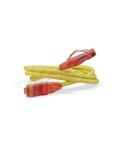 Патч-корд RJ45-RJ45, 4 пары, UTP, кат.5е, LSZH (0,5м) Hyperline PC-LPM-UTP-RJ45-RJ45-C5e-0.5M-LSZH-YL в Стерлитамаке Патчкорды (медные) Pintop.ru