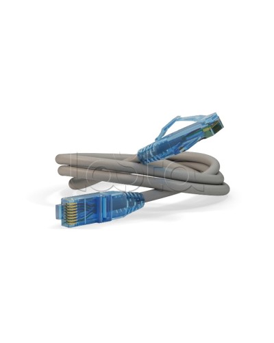 Патч-корд RJ45-RJ45, 4 пары, UTP, кат.6, LSZH (0,5м) Hyperline PC-LPM-UTP-RJ45-RJ45-C6-0.5M-LSZH-GY в Стерлитамаке Патчкорды (медные) Pintop.ru