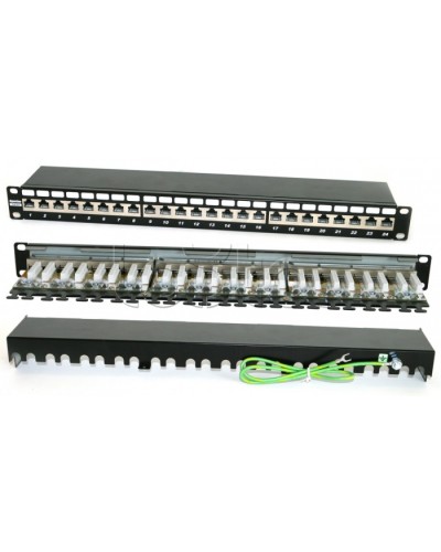Патч-панель Hyperline PP2-19-24-8P8C-C6A-SH-110D в Стерлитамаке Патч панель Pintop.ru