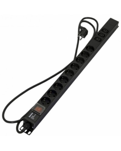 Блок розеток Hyperline SHE-9SH-3IEC-S-2.5EU в Стерлитамаке Блоки розеток Pintop.ru