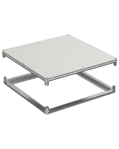 FORMAT Крыша и основание (под фланец) 1000х1000мм IEK (FO-00-KOF-100-100) в Стерлитамаке Аксессуары для стоек и шкафов Pintop.ru