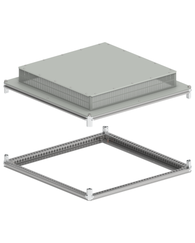 FORMAT Крыша и основание (под фланец) 1000х1000мм IP31 IEK (FO-00-KOF-100-100-31) в Стерлитамаке Аксессуары для стоек и шкафов Pintop.ru