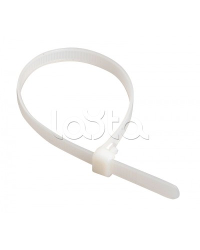 Стяжка 150x2,5 мм нейлоновая, белая IEK (UHH31-D025-150-100) в Стерлитамаке Стяжки-хомуты Pintop.ru