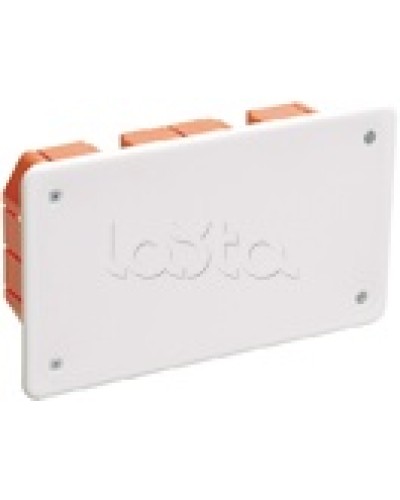 Коробка КМ41006 распаячная для твердых стен (с саморезами, с крышкой) IEK UKT11-172-096-045 в Стерлитамаке Распределительные коробки Pintop.ru