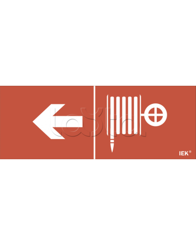 Этикетка самокл. 240х90мм Пож. кран/стр. налево IEK (LPC10-1-24-09-PKNAL) в Стерлитамаке Дополнительное оборудование для ОПС Pintop.ru