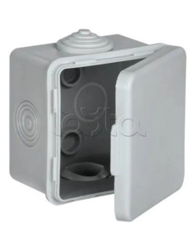 Коробка расп. КМ 65х65х50мм о/к IP54 4 вв. (7035) GENERICA IEK (UKO31-065-065-050-K03-54) в Стерлитамаке Распределительные коробки Pintop.ru