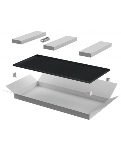 ITK LINEA N Дверь металлическая 600мм шкафа 38U чер. (LN05-38U6X-DM) в Стерлитамаке Аксессуары для стоек и шкафов Pintop.ru