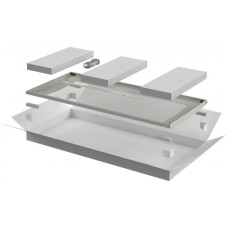 ITK LINEA N Дверь перфорированная 800мм шкафа 42U сер. (LN35-42U8X-DP)