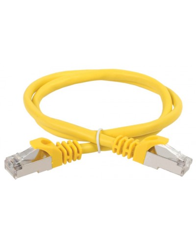 ITK Коммутационный шнур (патч-корд), кат.5Е FTP, 1м, желтый (PC05-C5EF-1M) в Стерлитамаке Патч-корды и пигтейлы Pintop.ru