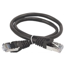 ITK Коммутационный шнур (патч-корд), кат.5Е FTP, 2м, черный (PC09-C5EF-2M)