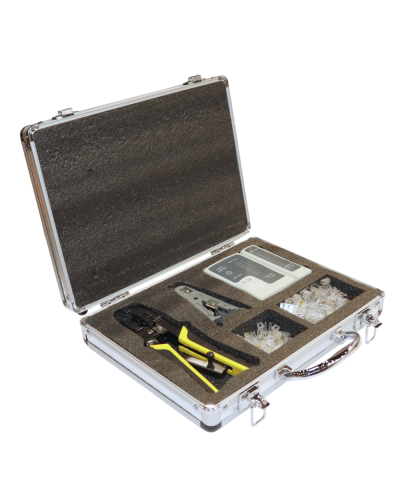 Набор инструментов для изготовления и тестирования патч-кордов LANMASTER LAN-NT-TK/PATCH-TST в Стерлитамаке Аксессуары для стоек и шкафов Pintop.ru