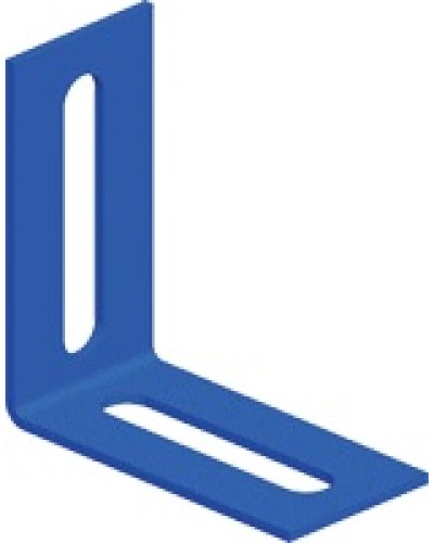 Соединитель угловой 100 мм для стального лестничного лотка, серый LANMASTER LAN-LTS-L100-GY в Стерлитамаке Аксессуары для лотков Pintop.ru