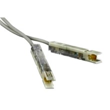 Патч-корд 110 тип - 110 тип, 1 пара, 1 м, серый LANMASTER LAN-P1-P1-1m