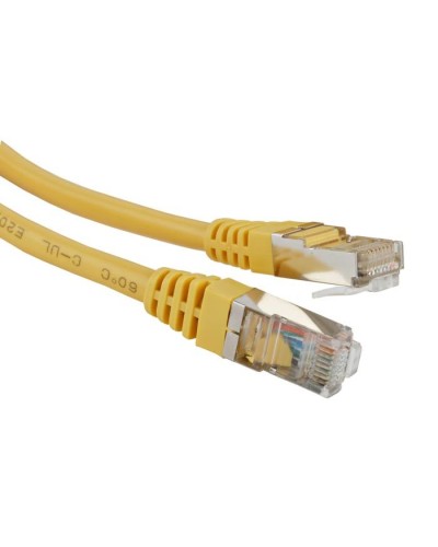 Патч-корд RJ45 - RJ45, 4 пары, FTP, категория 5е, 10 м, желтый, LSZH LANMASTER LAN-PC45/S5E-10-YL в Стерлитамаке Патч-корды и пигтейлы Pintop.ru