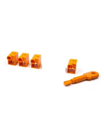 Комплект заглушек порта RJ-45 (6 шт.) + ключ, оранжевый LANMASTER (LAN-SEC45-PL-SET-OR) в Стерлитамаке Коммутационные изделия Pintop.ru