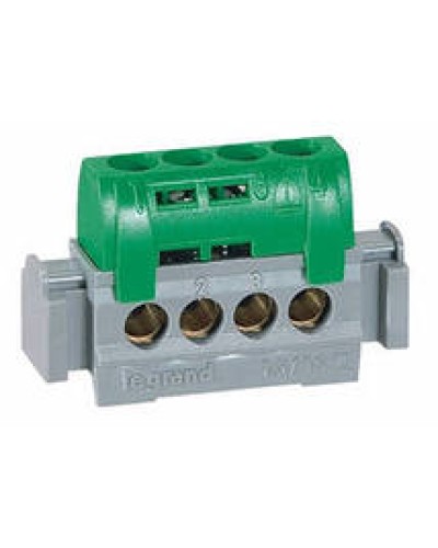 Клеммник зеленый 4х1.5-16 мм2 LEGRAND 004830 в Стерлитамаке Клеммные колодки Pintop.ru
