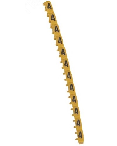 Маркер 4 0,15/0,5 ЖЛТ CAB3 Legrand 038104 в Стерлитамаке Аксессуары для кабель-канала Pintop.ru