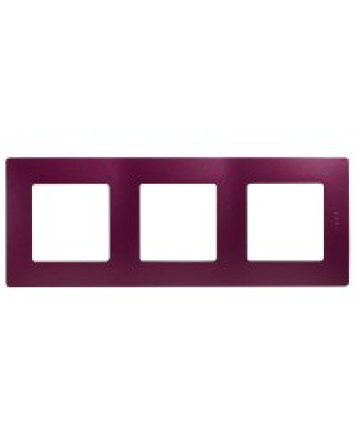 Рамка 3 поста Etika сливовый Legrand 672563 в Люберцах Аксессуары для кабель-канала Pintop.ru