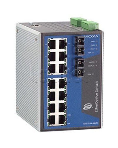 Коммутатор управляемый промышленный 16-портовыйMoxa EDS-516A-MM-SC в Стерлитамаке Коммутаторы Pintop.ru