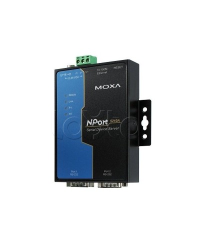 Сервер 2-портовый RS-232 в Ethernet Moxa NPort 5210A-T в Стерлитамаке Дополнительное оборудование для ОПС Pintop.ru