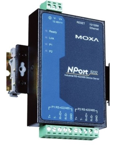 Сервер 2-портовый RS-422/485 в Ethernet Moxa NPort 5232 в Стерлитамаке Дополнительное оборудование для ОПС Pintop.ru