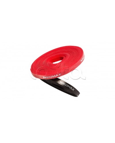 Стяжка-липучка NIKOMAX NMC-CTV05M-25-RL-RD в Стерлитамаке Стяжки-хомуты Pintop.ru