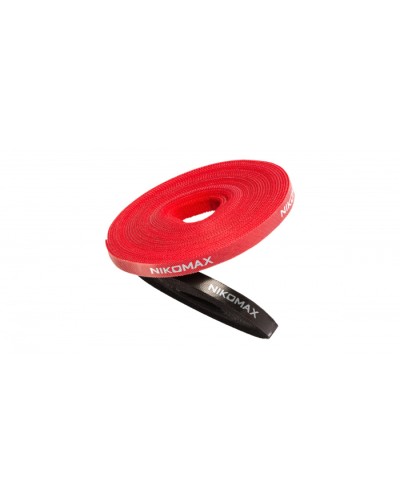 NIKOMAX (NMC-CTV05M-09-RL-BK) - Стяжка-липучка NIKOMAX нарезаемая, в рулоне 5м, ширина 9мм, черная в Стерлитамаке Стяжки-хомуты Pintop.ru