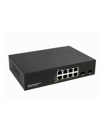 PoE коммутатор Gigabit Ethernet на 8 RJ45 + 2 SFP порта NST NS-SW-8G2G-P в Стерлитамаке Коммутаторы Pintop.ru