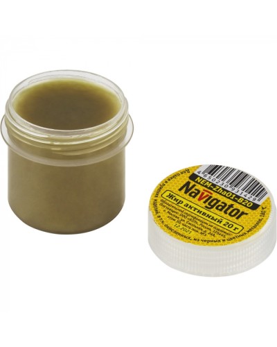 Жир паяльный Navigator 93 142 NEM-Zha01-B20 (активный, 20 гр) в Стерлитамаке Аксессуары для кабель-канала Pintop.ru