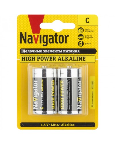 Элемент питания Navigator 94 754 NBT-NE-LR14-BP2 в Стерлитамаке Электротехническое оборудование Pintop.ru