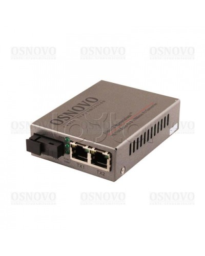 Медиаконвертер Fast Ethernet OSNOVO OMC-100-21S5a в Стерлитамаке Медиаконвертеры Pintop.ru