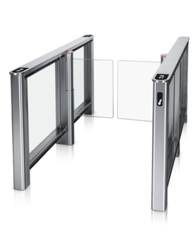 Турникет PERCo-ST-01 с крышками из нерж. стали со створками Створки шириной 475 мм в Стерлитамаке Турникеты Pintop.ru