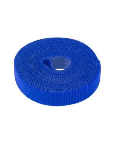 Лента-липучка многоразовая 5 м х 20мм, синяя (1 шт/уп) REXANT 07-7525 в Стерлитамаке Монтажные материалы Pintop.ru