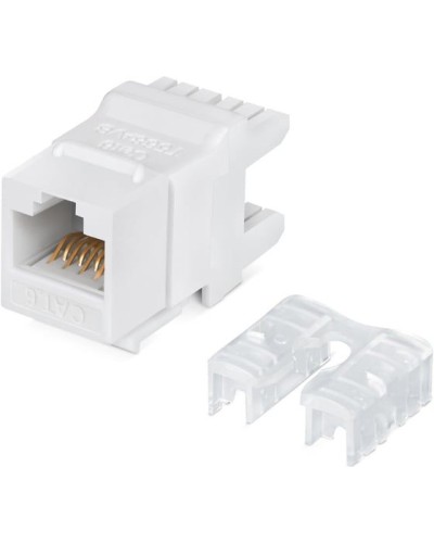 Модуль Keystone Jack RJ-45(8P8C), UTP неэкранированный, CAT 6, тип 180 градусов, белый REXANT PRO 02-0250 в Стерлитамаке Модули Keystone Pintop.ru