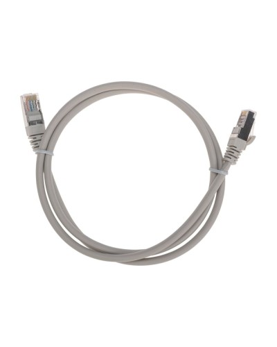 Патч-корд F/UTP, CAT 5e, RJ45-RJ45, 26AWG, LSZH, серый, 1м REXANT 02-0110-1 в Стерлитамаке Патчкорды (медные) Pintop.ru