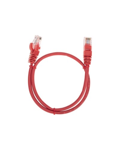 Патч-корд U/UTP, CAT 5e, RJ45-RJ45, 26AWG, LSZH, красный, 0,5м REXANT 02-0103-05 в Стерлитамаке Патчкорды (медные) Pintop.ru