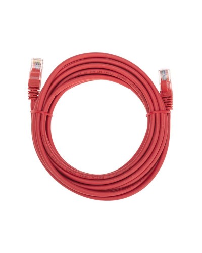 Патч-корд U/UTP, CAT 5e, RJ45-RJ45, 26AWG, LSZH, красный, 5м REXANT 02-0103-5 в Стерлитамаке Патчкорды (медные) Pintop.ru