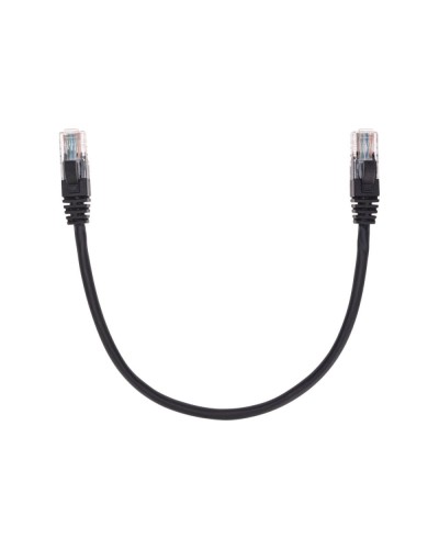 Патч-корд U/UTP, CAT 5e, RJ45-RJ45, 26AWG, LSZH, черный, 0,3м REXANT 02-0102-03 в Стерлитамаке Патчкорды (медные) Pintop.ru