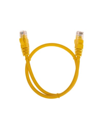 Патч-корд U/UTP, CAT 6, RJ45-RJ45, 26AWG, LSZH, желтый, 0,5м REXANT 02-0295-05 в Стерлитамаке Патчкорды (медные) Pintop.ru