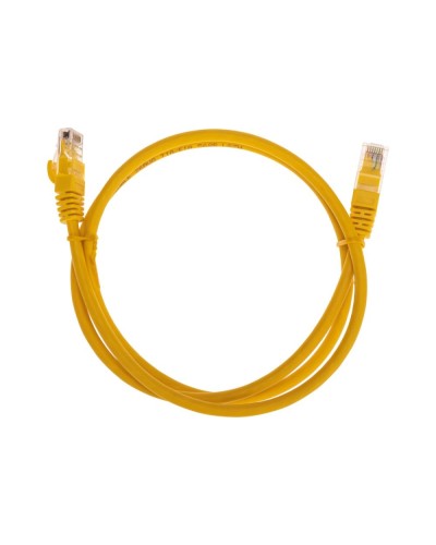 Патч-корд U/UTP, CAT 6, RJ45-RJ45, 26AWG, LSZH, желтый, 1м REXANT 02-0295-1 в Стерлитамаке Патчкорды (медные) Pintop.ru