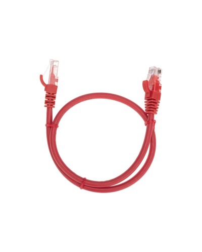 Патч-корд U/UTP, CAT 6, RJ45-RJ45, 26AWG, LSZH, красный, 0,5м REXANT 02-0293-05 в Стерлитамаке Патчкорды (медные) Pintop.ru