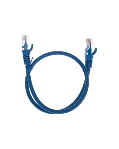 Патч-корд U/UTP, CAT 6, RJ45-RJ45, 26AWG, LSZH, синий, 0,5м REXANT 02-0294-05 в Стерлитамаке Патчкорды (медные) Pintop.ru